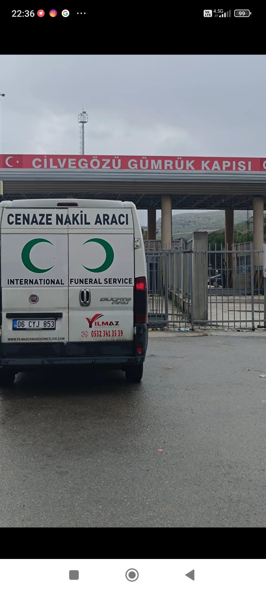 Özel Yılmaz cenaze nakil aracı detay